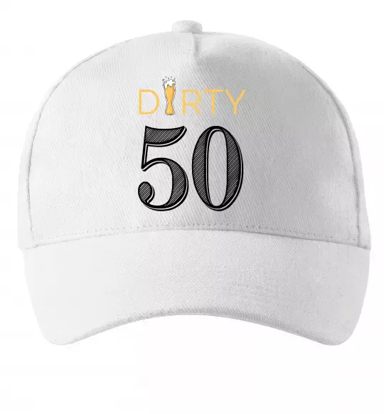 Кепка Dirty 50 beer Белый фото