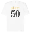Футболка Оверсайз Dirty 50 beer Белый фото