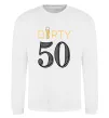 Світшот Dirty 50 beer Білий фото