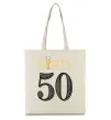 Еко-сумка Dirty 50 beer Бежевий фото