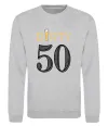 Свитшот Dirty 50 beer Серый меланж фото