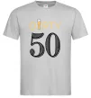 Чоловіча футболка Dirty 50 beer Сірий фото