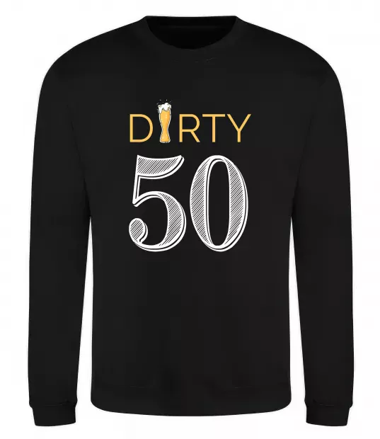 Свитшот Dirty 50 beer Черный фото