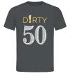 Чоловіча футболка Dirty 50 beer Графіт фото
