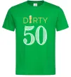 Чоловіча футболка Dirty 50 beer Зелений фото
