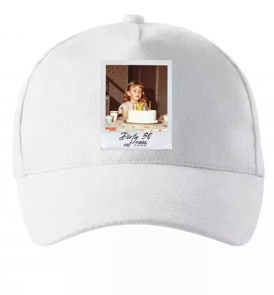 Кепка Dirty 30 Ваше дитяче фото Белый фото