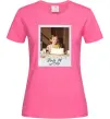 Женская футболка Dirty 30 Ваше дитяче фото Ярко-розовый фото