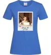 Женская футболка Dirty 30 Ваше дитяче фото Ярко-синий фото