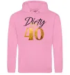 Мужская толстовка (худи) Dirty 40 golden Розовый фото