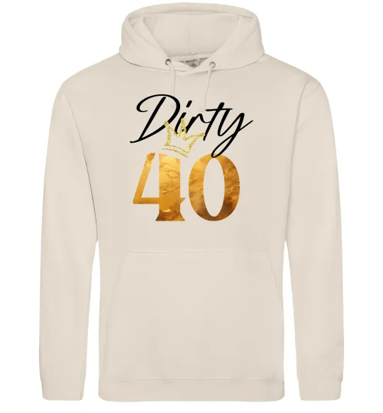 Мужская толстовка (худи) Dirty 40 golden Таш фото