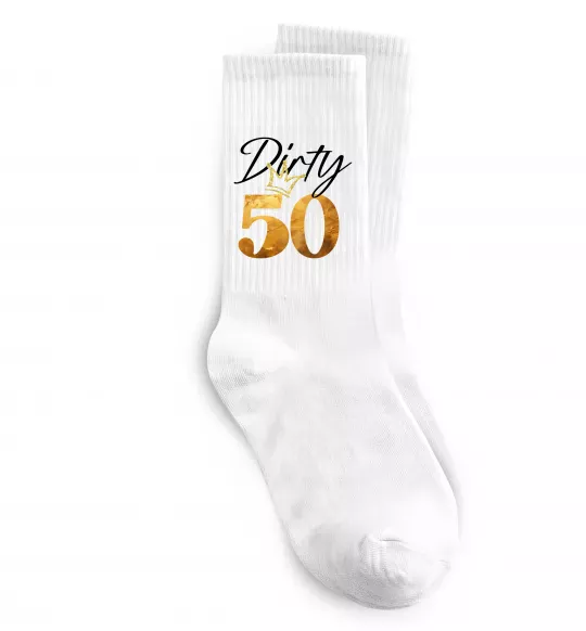 Носки Dirty 50 golden Белый фото