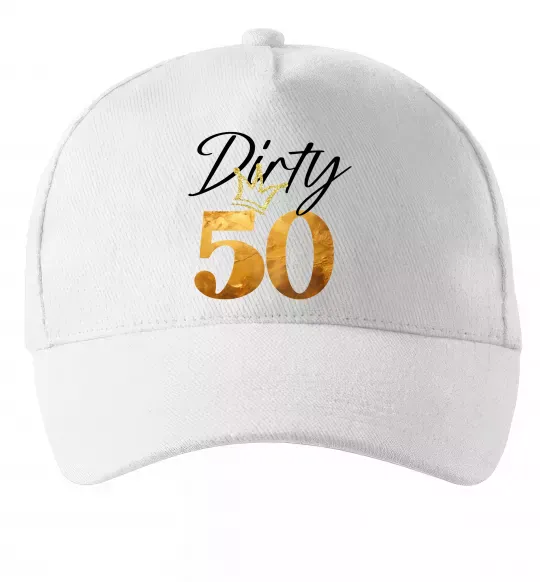 Кепка Dirty 50 golden Белый фото