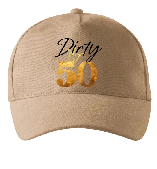 Кепка Dirty 50 golden Песочный фото
