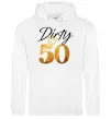 Жіноча толстовка (худі) Dirty 50 golden Білий фото