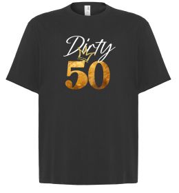 Футболка Оверсайз Dirty 50 golden
