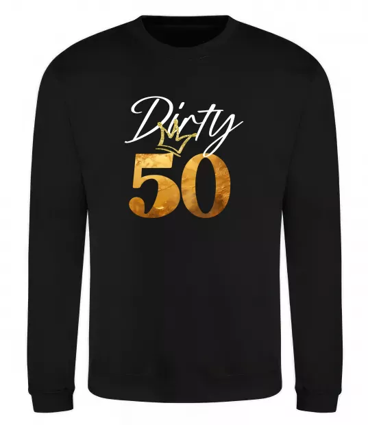 Світшот Dirty 50 golden Чорний фото