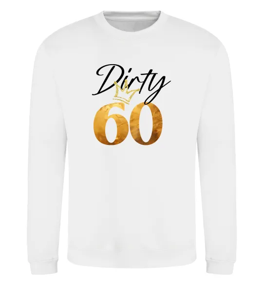 Свитшот Dirty 60 golden Белый фото
