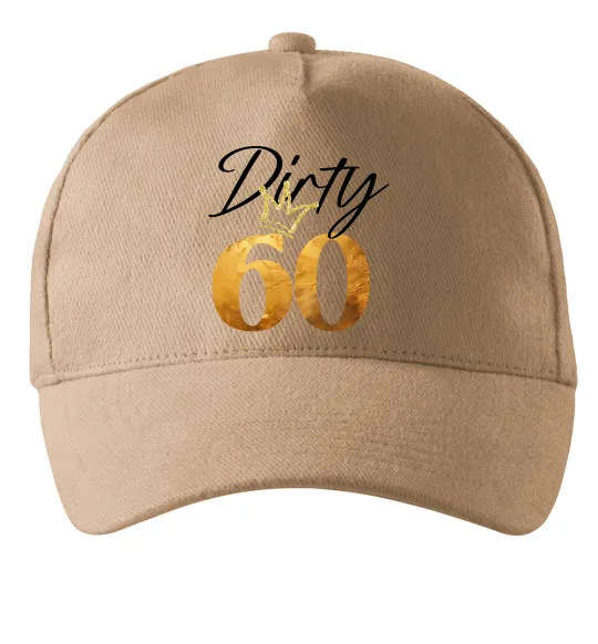Кепка Dirty 60 golden Песочный фото