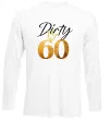 Лонгслив Dirty 60 golden Белый фото