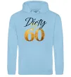 Мужская толстовка (худи) Dirty 60 golden Голубой фото