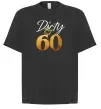 Футболка Оверсайз Dirty 60 golden Черный фото