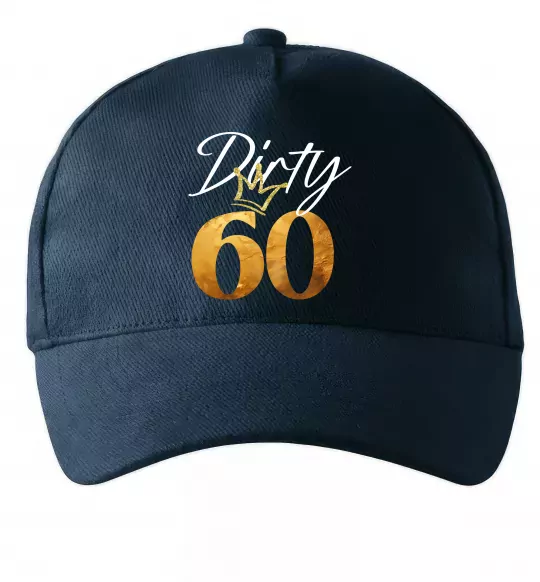 Кепка Dirty 60 golden Темно-синий фото