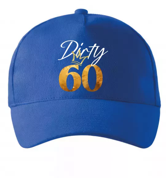 Кепка Dirty 60 golden Ярко-синий фото