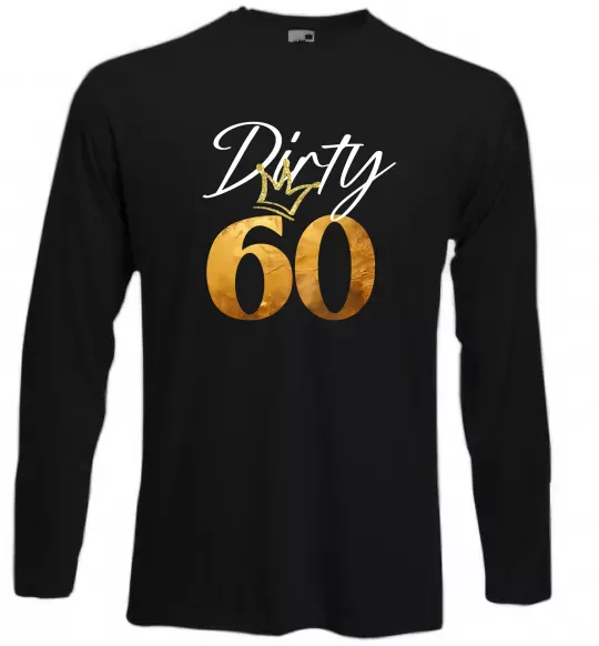Лонгслив Dirty 60 golden Черный фото