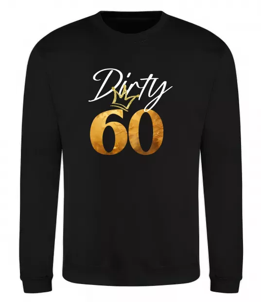 Світшот Dirty 60 golden Чорний фото