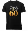 Чоловіча преміум футболка Dirty 60 golden Чорний фото