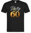 Мужская футболка Dirty 60 golden Черный фото