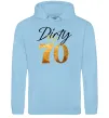Жіноча толстовка (худі) Dirty 70 golden Блакитний фото