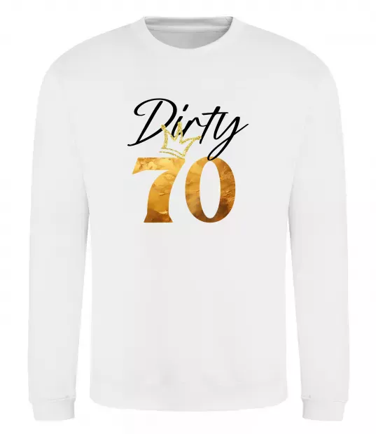 Свитшот Dirty 70 golden Белый фото