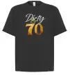 Футболка Оверсайз Dirty 70 golden Черный фото