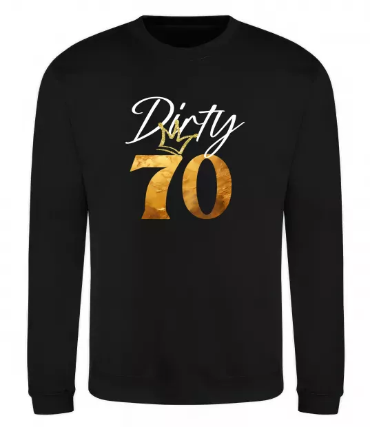 Свитшот Dirty 70 golden Черный фото