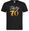 Мужская футболка Dirty 70 golden Черный фото