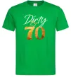 Мужская футболка Dirty 70 golden Зеленый фото