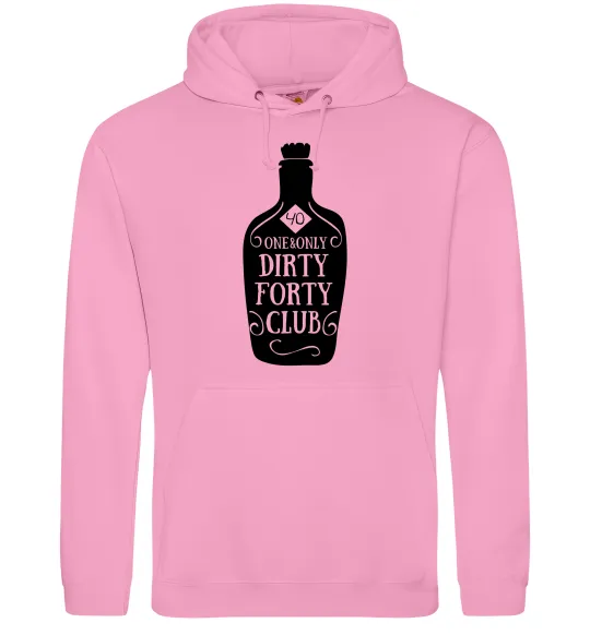 Женская толстовка (худи) Dirty forty club Розовый фото