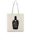 Эко-сумка Dirty forty club Бежевый фото