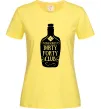 Жіноча футболка Dirty forty club Лимонний фото