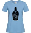 Жіноча футболка Dirty forty club Блакитний фото