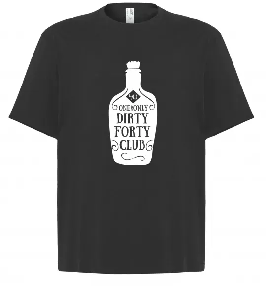Футболка Оверсайз Dirty forty club Черный фото