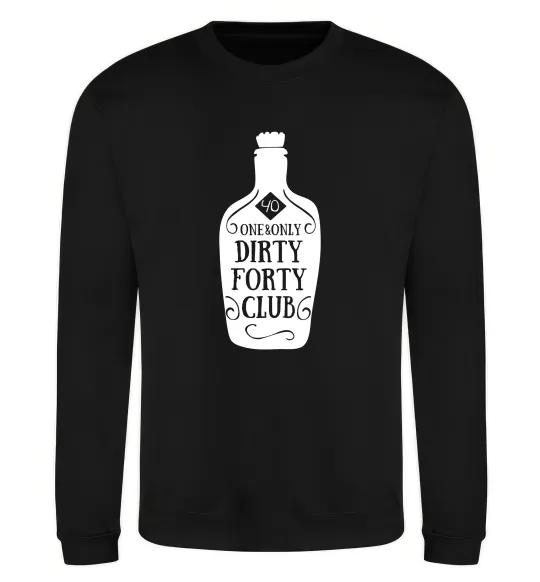 Свитшот Dirty forty club Черный фото