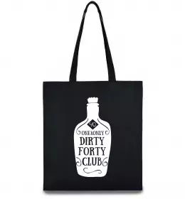 Еко-сумка Dirty forty club Чорний фото