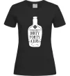 Жіноча футболка Dirty forty club Чорний фото