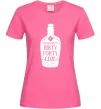 Жіноча футболка Dirty forty club Яскраво-рожевий фото