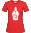 Жіноча футболка Dirty forty club Червоний фото