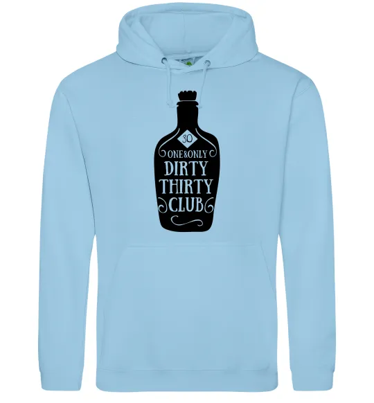 Жіноча толстовка (худі) Dirty thirty club Блакитний фото