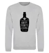 Свитшот Dirty thirty club Серый меланж фото