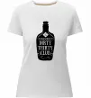 Жіноча преміум футболка Dirty thirty club Білий фото